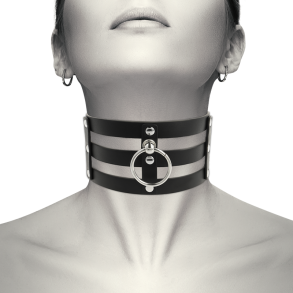 Coquette Chic Desire choker vegansk l�der fetish