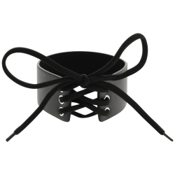 Coquette Chic Desire h�ndlavet choker vegansk l�der