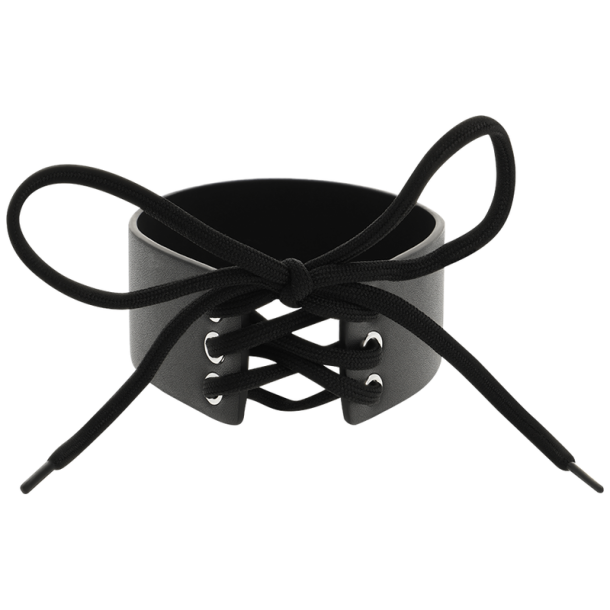 Coquette Chic Desire h�ndlavet choker vegansk l�der