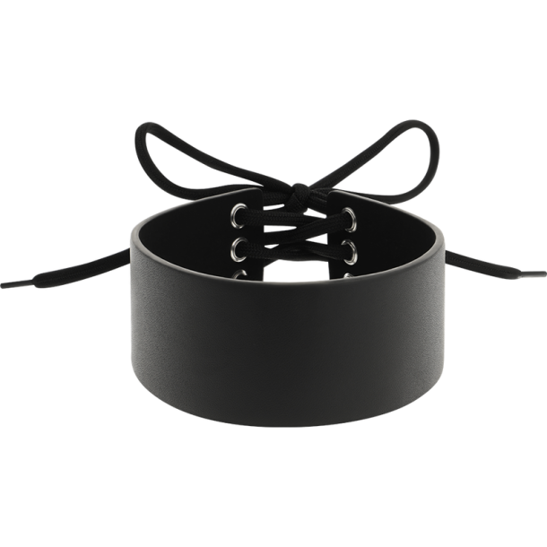 Coquette Chic Desire h�ndlavet choker vegansk l�der