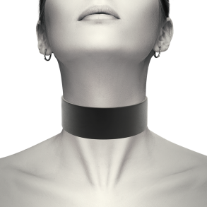 Coquette Chic Desire h�ndlavet choker vegansk l�der