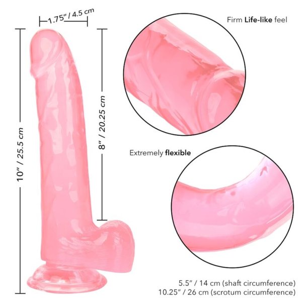 Calex size queen dildo pink 20,3 cm