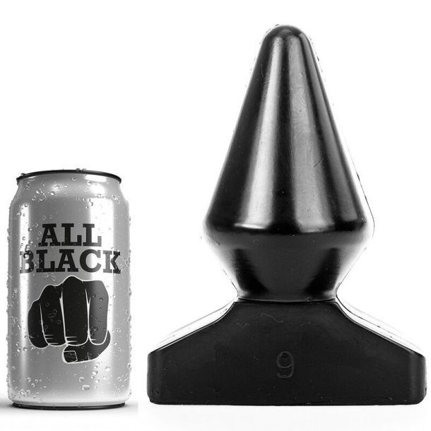 All Black analplug 18,5 cm