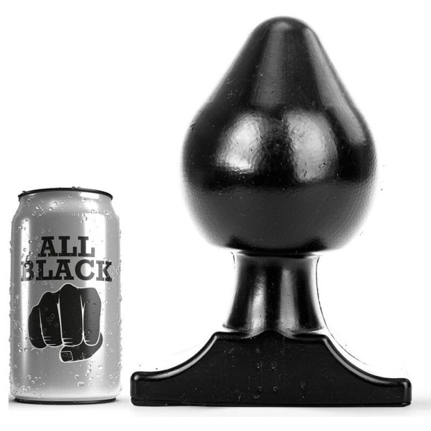 All Black analplug 19 cm
