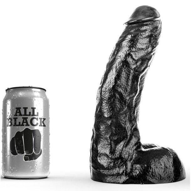 All Black dong 25,5 cm
