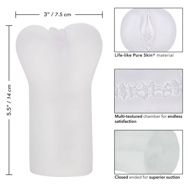 Calex vulva stroker transparent
