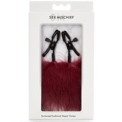 Sex &amp; michief enchanted feathered nipple clamps