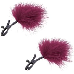 Sex &amp; michief enchanted feathered nipple clamps
