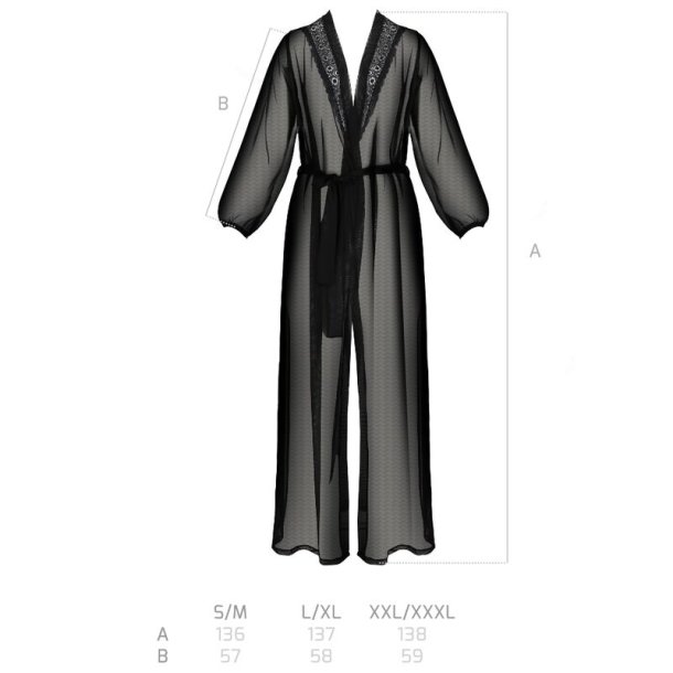 PASSION zinnia peignoir robe eco collection S/M