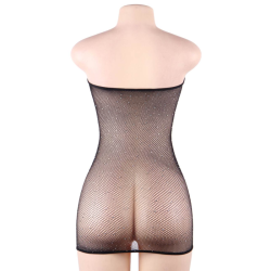 Queen Lingerie shiny dress bodystocking S/L