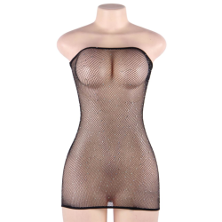 Queen Lingerie shiny dress bodystocking S/L