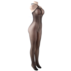 Queen Lingerie halterneck bodystocking S/L