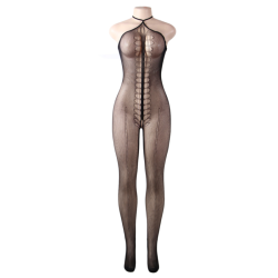 Queen Lingerie halterneck bodystocking S/L