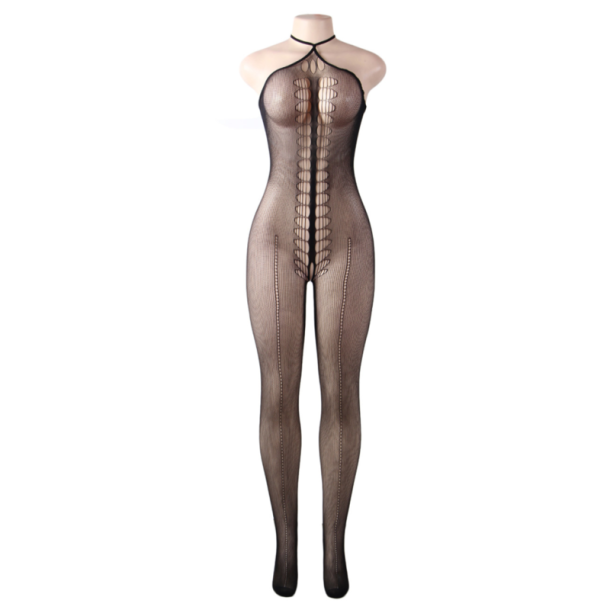 Queen Lingerie halterneck bodystocking S/L