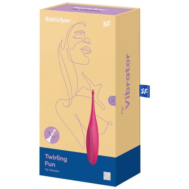 Satisfyer twirling fun tip vibrator lyser�d