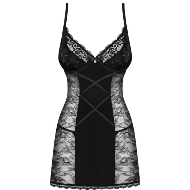 Obsessive laurise deep black babydoll XXL/XXXL