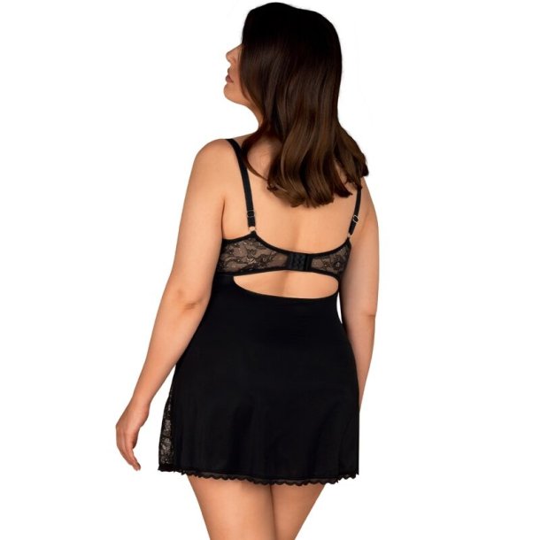 Obsessive laurise deep black babydoll XXL/XXXL