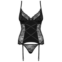 Obsessive laurise korset with thong L/XL