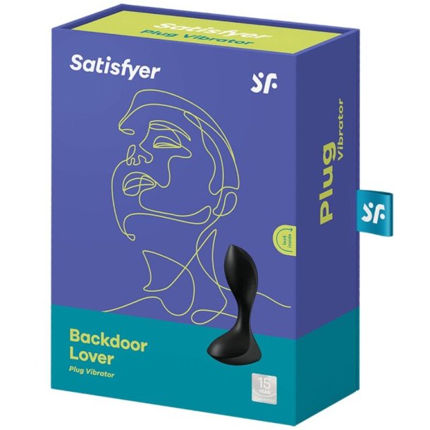 Satisfyer back door lover vibrerende plug sort