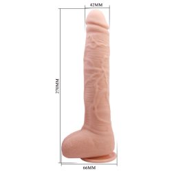 Baile penis realistisk og fleksibel dildo