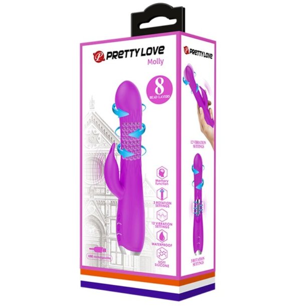 Pretty Love molly vibrator roterende funktion