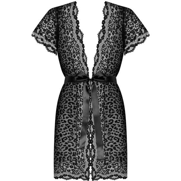 Obsessive giully sexy black robe S/M