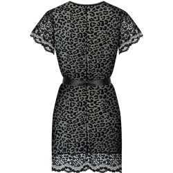 Obsessive giully sexy black robe S/M