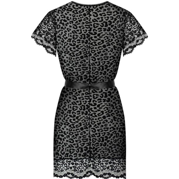 Obsessive giully sexy black robe S/M