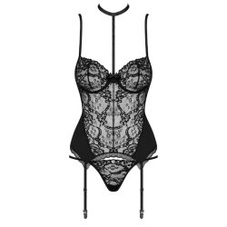 Obsessive raquelia korset og thong L/XL