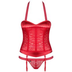 Obsessive flameria korset/thong limited edition L/XL