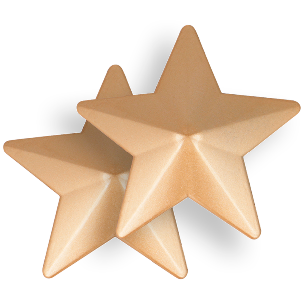 Coquette Chic Desire nipple covers golden stars