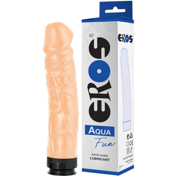 EROS Aqua fun dildo og vandbaseret glidecreme 