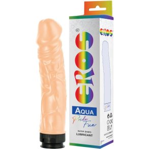EROS Aqua pride dildo og vandbaseret glidecreme 