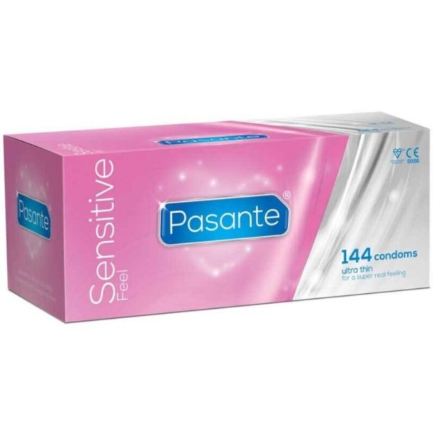 Pasante through sensitive ultrafine kondomer 144 stk