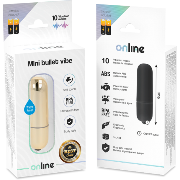 Online mini bullet vibe golden