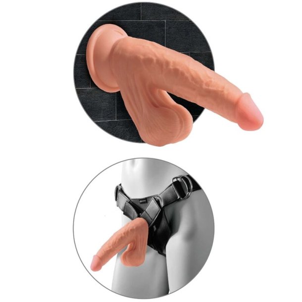 Pipedream King Cock plus 3D cock swinging balls 15,2 cm
