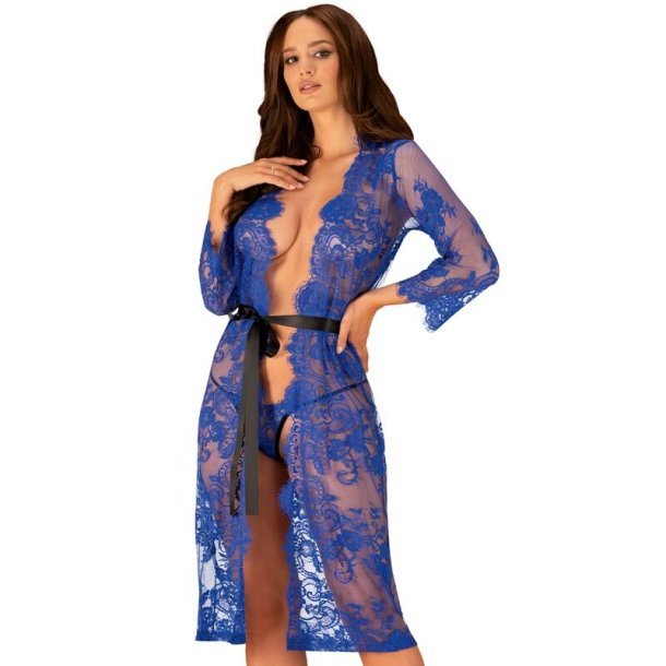 Obsessive cobaltess peignoir naughty robe S/M