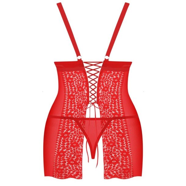 Obsessive blossmina chemise og thong 6XL/7XL