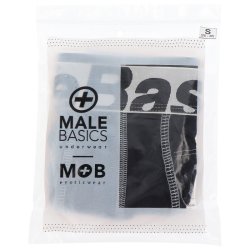 Mob Erotic sleek black faux leather jockstrap