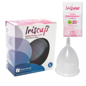 Iriscup menstruationskop stor lyser�d