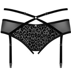Obsessive animal pattern garter belt 6XL/7XL