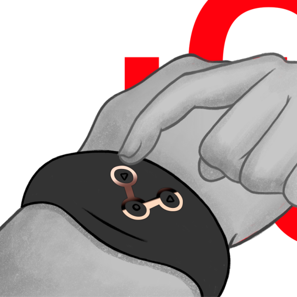 Watchme reloj control remoto wireless jet black and copper