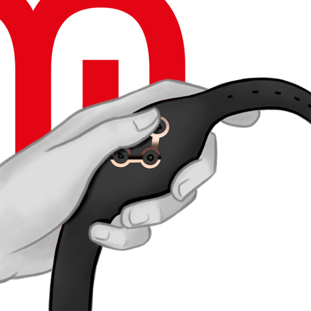 Watchme reloj control remoto wireless jet black and copper