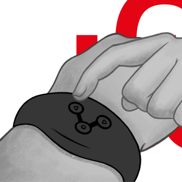 Watchme wireless technology watch jet black