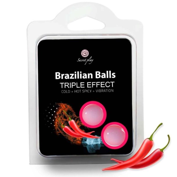 Secretplay set 2 brazilian balls triple effect
