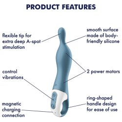 Satisfyer A-mazing 1 spot vibrator bl�