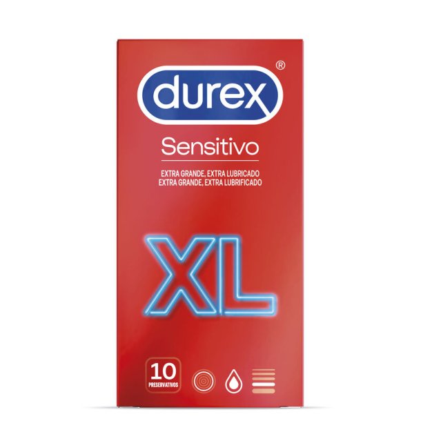 Durex sensitive XL kondomer 10 stk kondomer