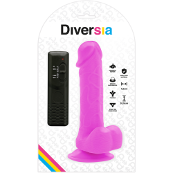 Diversia vibrerende dildo 20,5 cm lilla