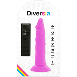 Diversia vibrerende dildo 23 cm lilla