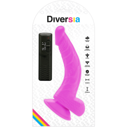 Diversia vibrerende dildo 21,5 cm lilla